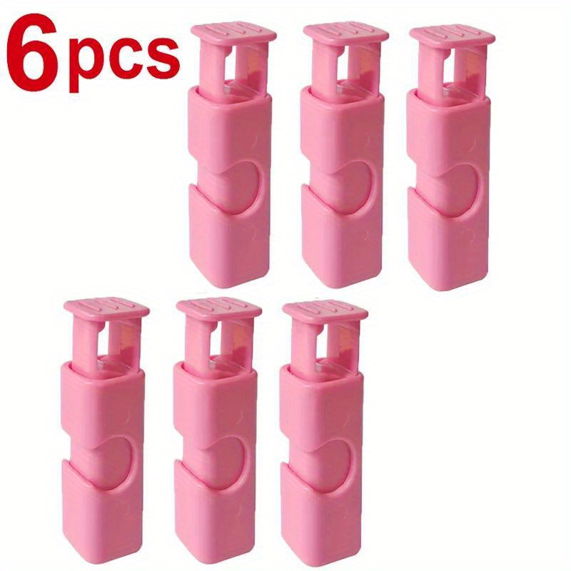 6pcs Sealing Clips for Fresh Food Bread Snack Bags Spring Clamp Kitchen  Grain Vegetable Storage bag Clips bag Sealer Tool