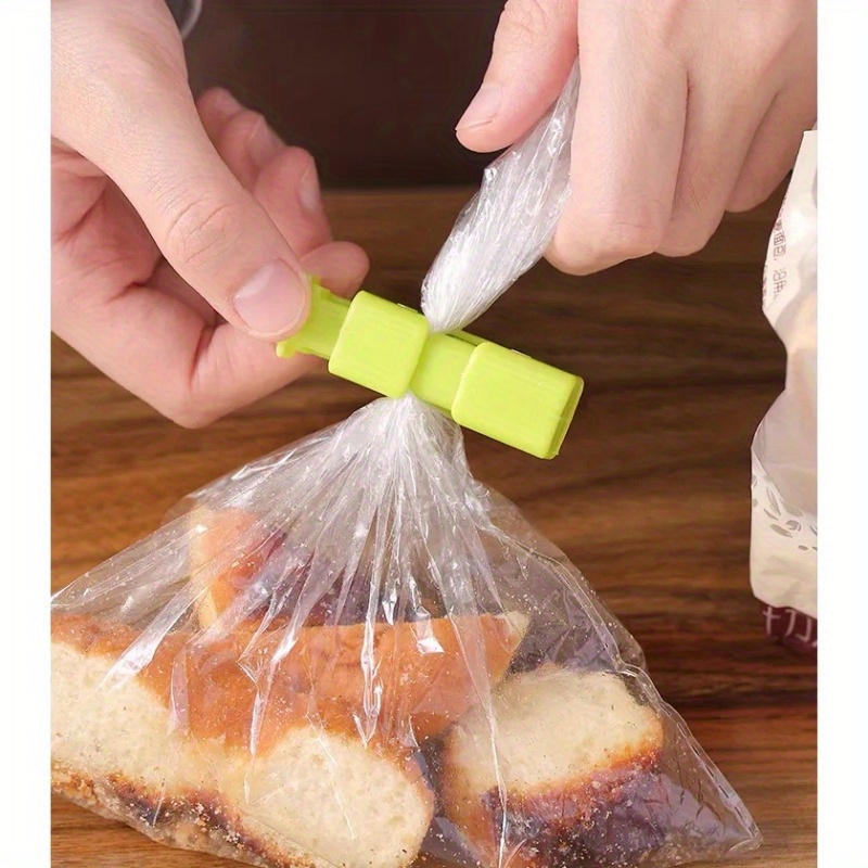 6pcs Sealing Clips for Fresh Food Bread Snack Bags Spring Clamp Kitchen  Grain Vegetable Storage bag Clips bag Sealer Tool
