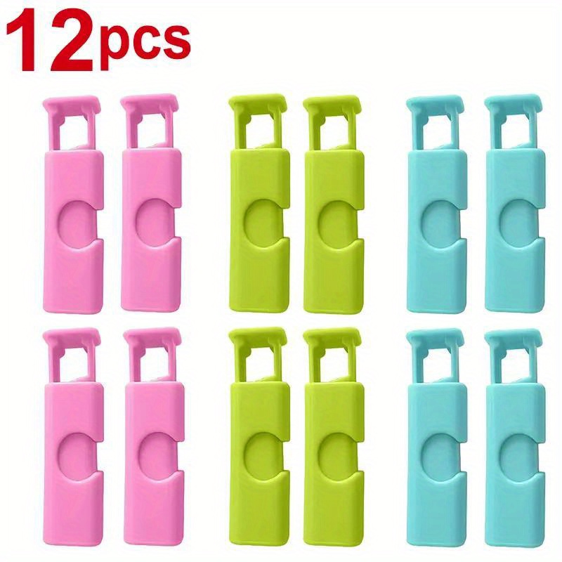 6pcs Sealing Clips for Fresh Food Bread Snack Bags Spring Clamp Kitchen  Grain Vegetable Storage bag Clips bag Sealer Tool