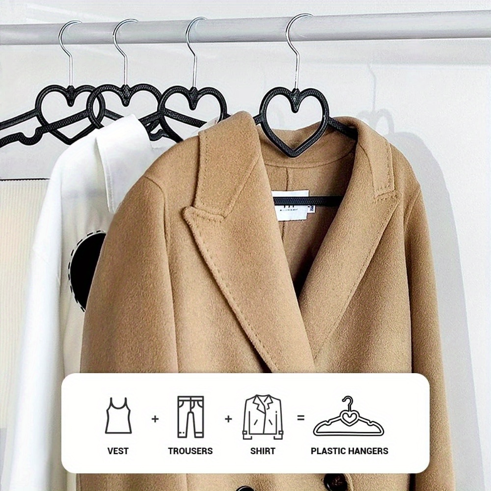 Plastic Hanger Clothes Hangers For Clothes Closets Coats And - Temu