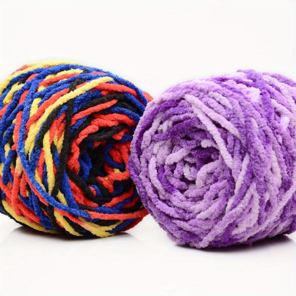 Colorful Thread For Crocheting And Knitting Shoes And Scarf - Temu