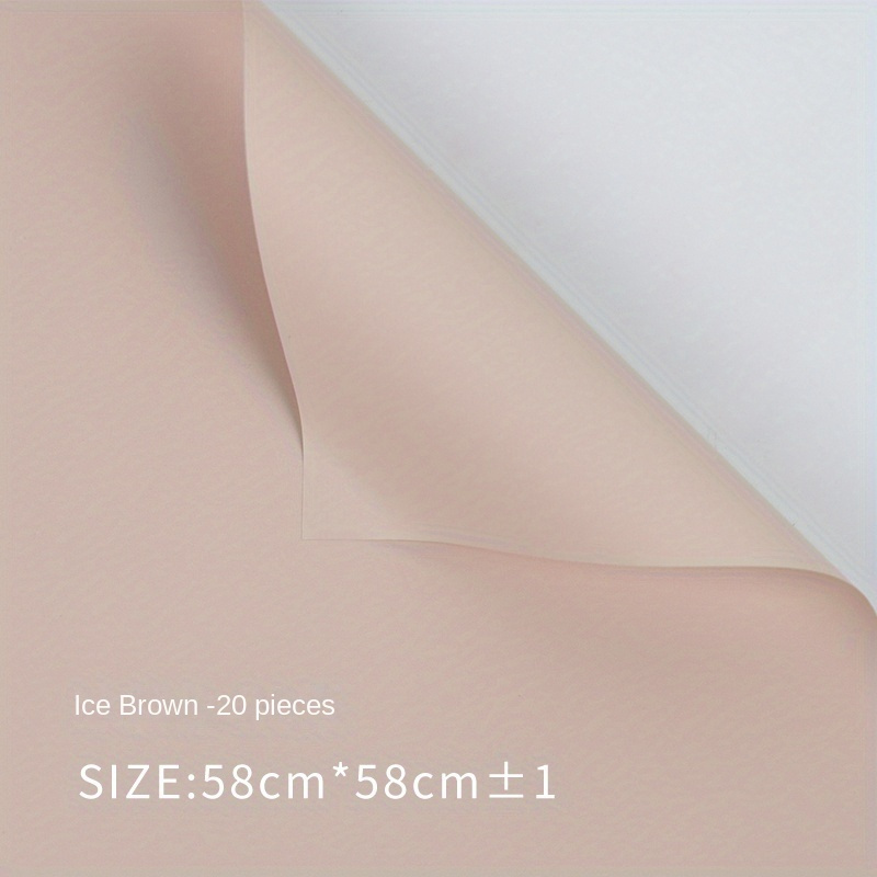 Solid Color Frosted Paper Korean Plain Paper Waterproof Honeycomb