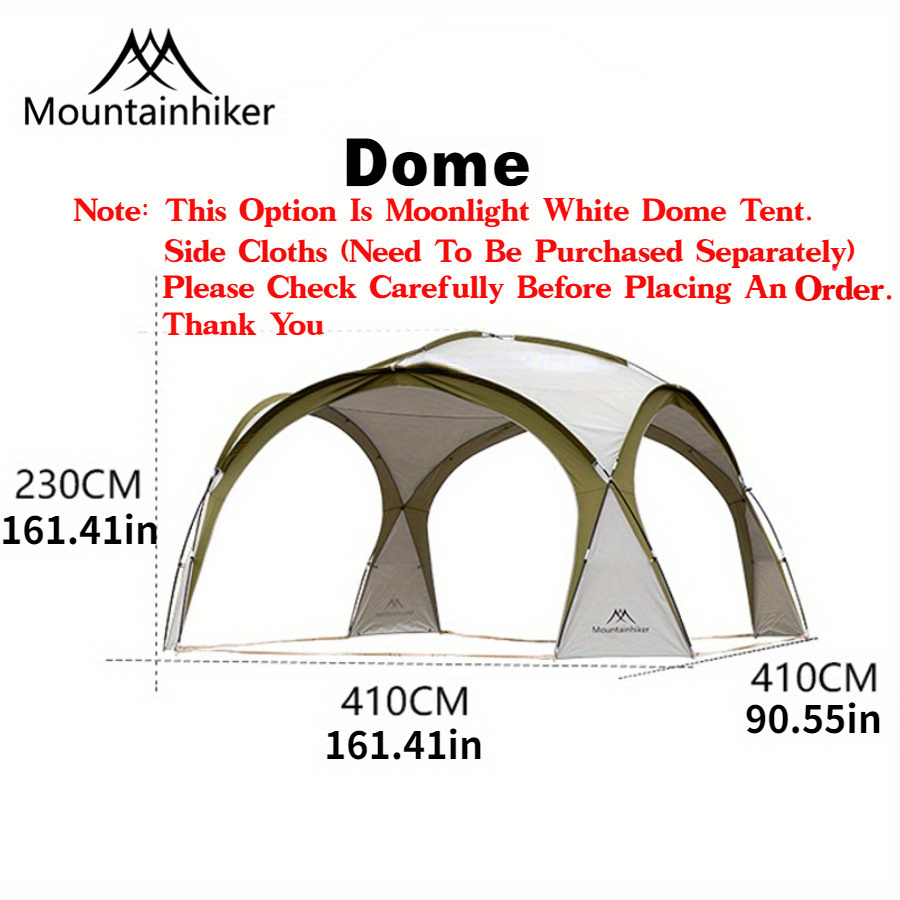 8 10 Person Outdoor Camping Dome Tents Round Large Canopy Portable Awning  Pergola Canopy Tent, Free Shipping On Items Shipped From Temu