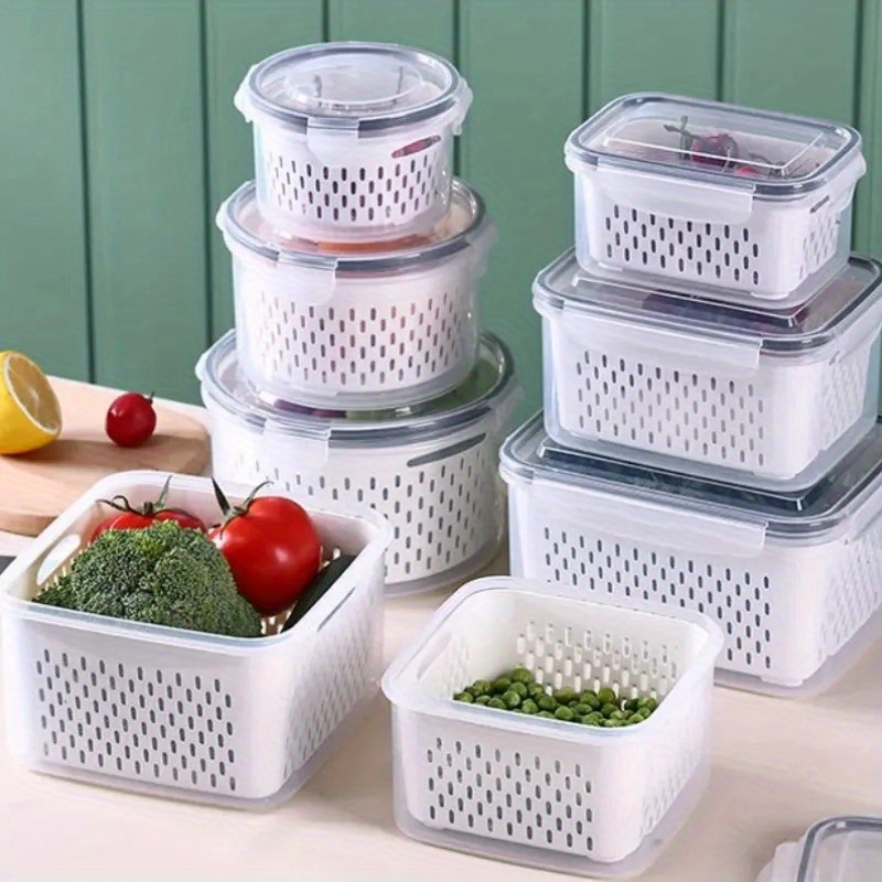 Multifunctional Kitchen Container Plastic Reusable Refrigerator