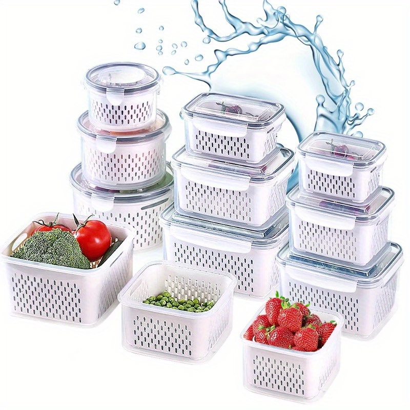 Multifunctional Kitchen Container Plastic Reusable Refrigerator