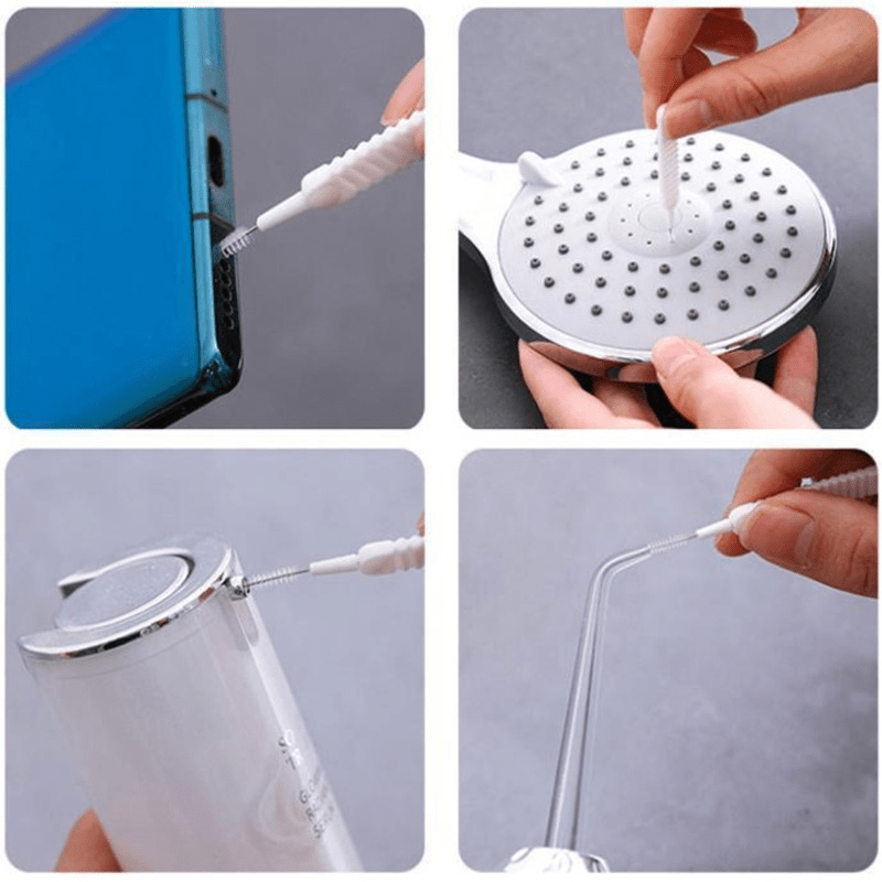 100 Pieces Shower Head Cleaning Brush Shower Head Cleaner Tool Anti Clogging Shower Nozzle Cleaning Brush Multifunctional Hole Cleaning Brush for Pore