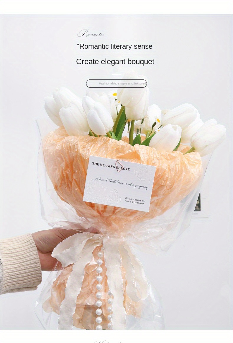 Pearlescent Mg Tissue Paper Waterproof Thickened Bouquet - Temu