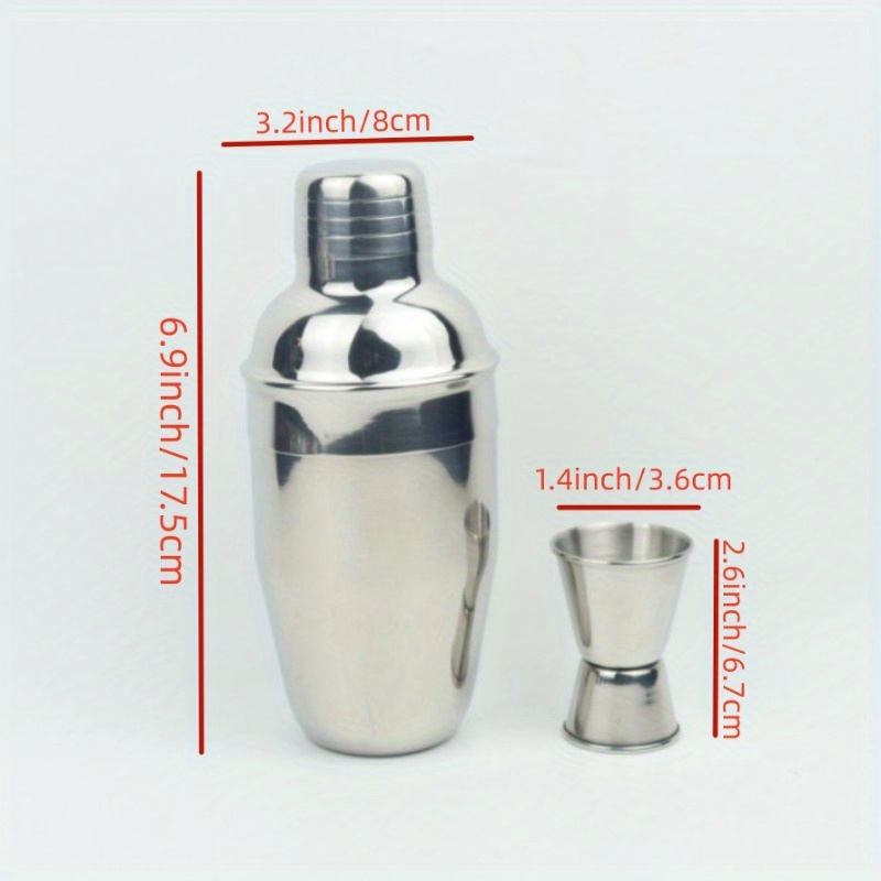 Single Bottom Cocktail Shaker Cup Kit Stainless Steel Bartender