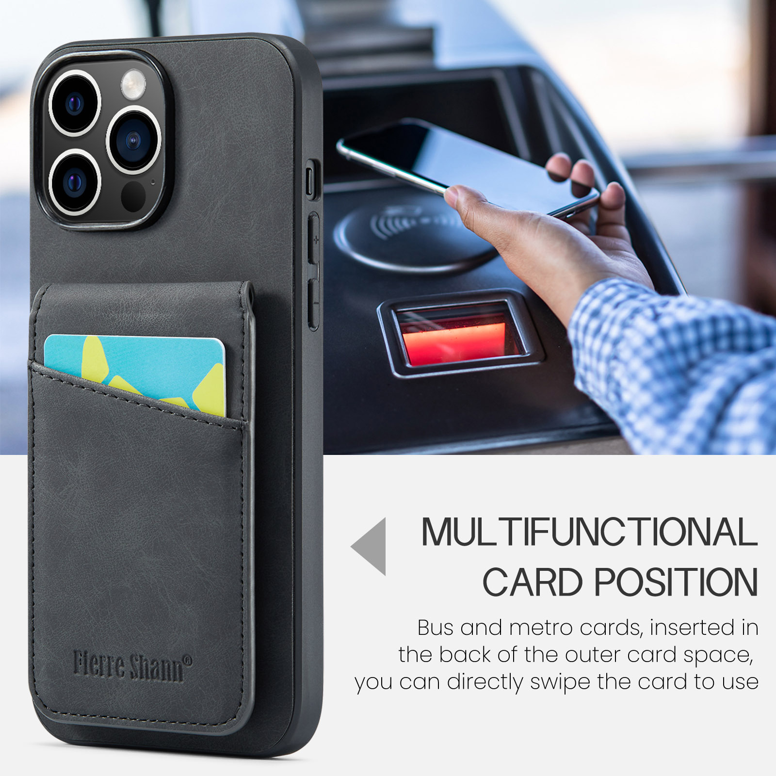 Wallet Phone Case Can Be Inserted Card Suitable for iPhone 12 13