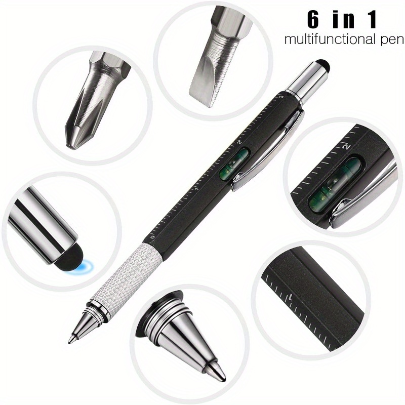 Inadays Gifts for Men, 9 in 1 Multitool Pen, Cool Gadgets for Men