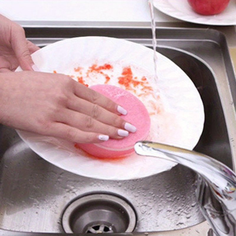 5 Piezas Doble Cara Limpieza Esponjas Hogar Estropajo Cocina - Temu Chile