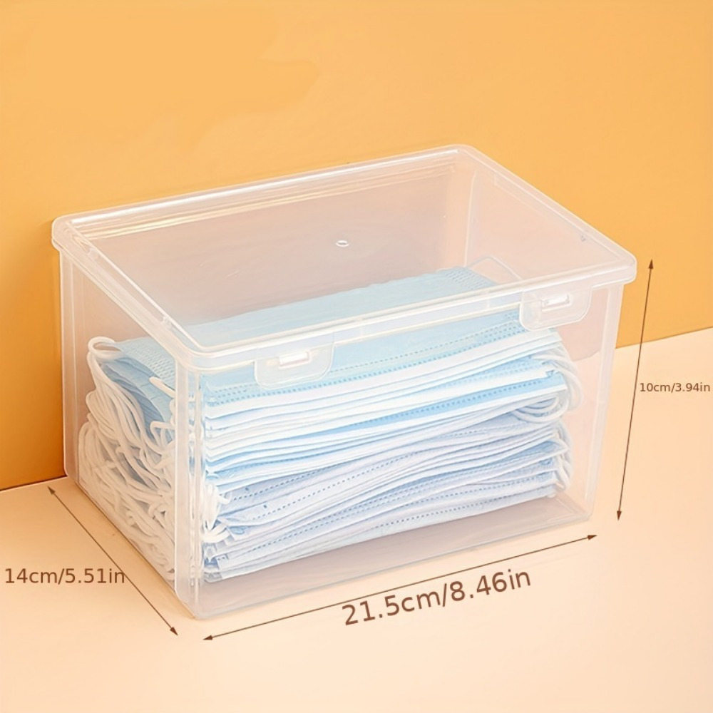 10/30/50pcs_Lot Mini Boîte de rangement carrée transparente - Temu