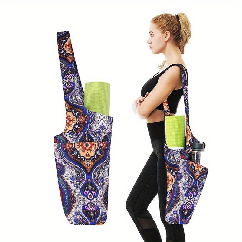  RIMSports Yoga Mat Bag - Lightweight Carrier with Hoodie and  Large Size Pockets - Ideal for All Yoga Mats (Black) : Sports & Outdoors