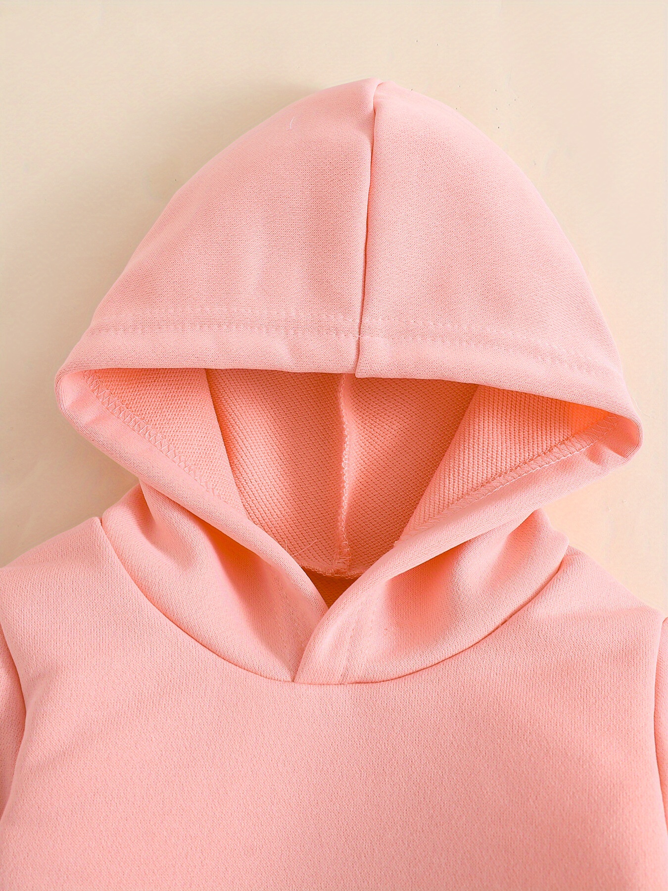 Kids Boys Girls Jogging Suit Plain Fleece Hooded Tracksuit Hoodie