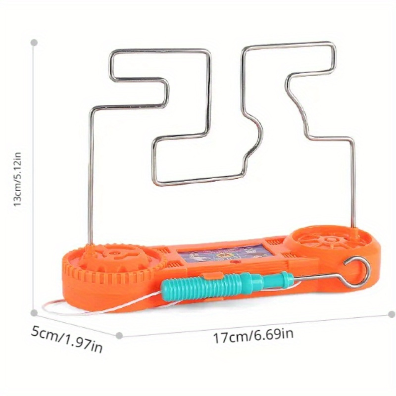 buzz wire game collision electric shock maze touch game toy for family party gift circuit science experiment toy easter gift details 3