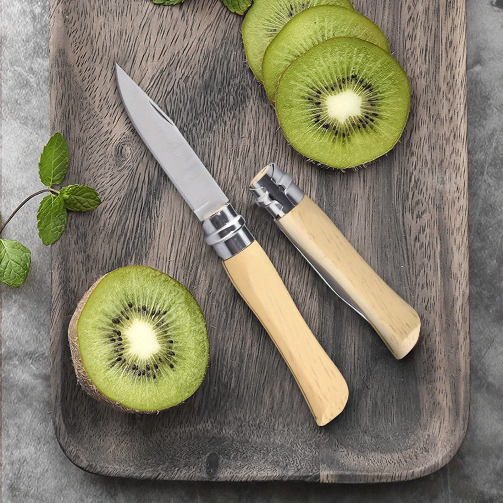 5 Wood Handle Kiwi Knife