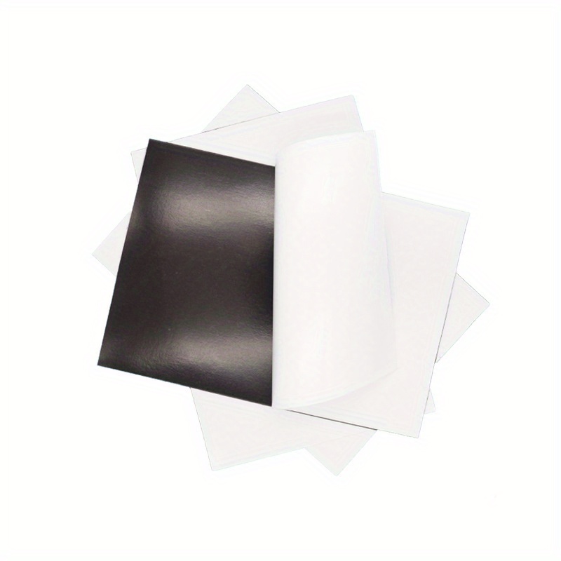 Sukh Hojas magnéticas con respaldo adhesivo, hojas magnéticas adhesivas  flexibles, 3 piezas de papel magnético adhesivo para manualidades, sellos  de