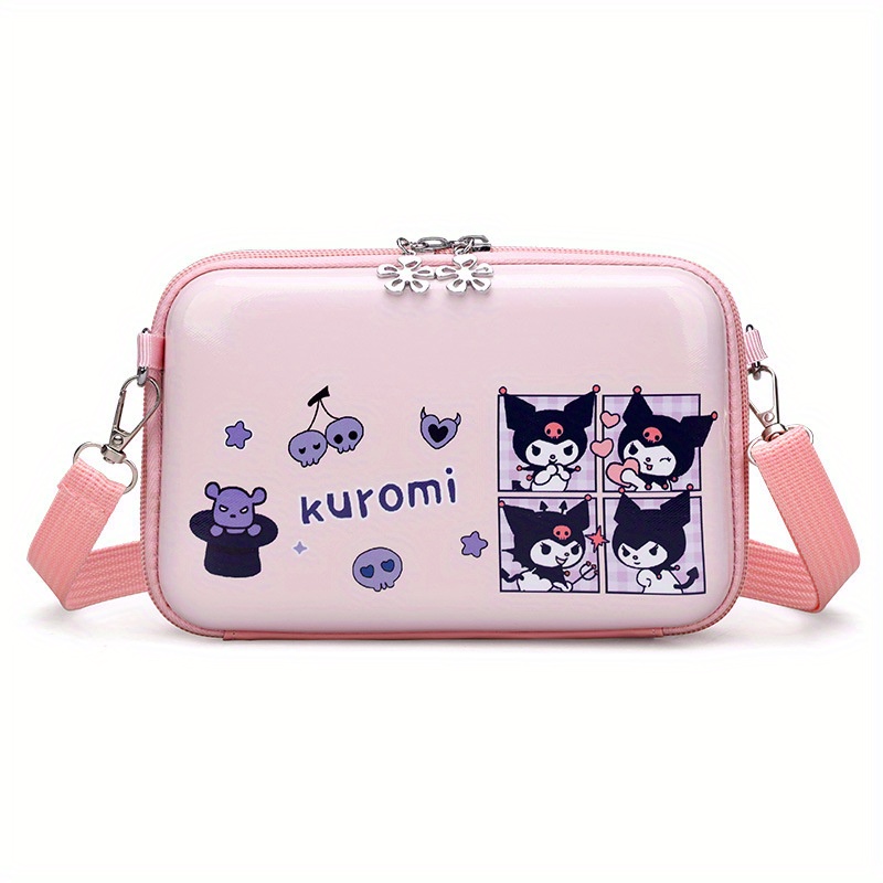 1pcs kurom PU zip handbag shoulder bag Wrist bag Wristlet Pouch shopping bag