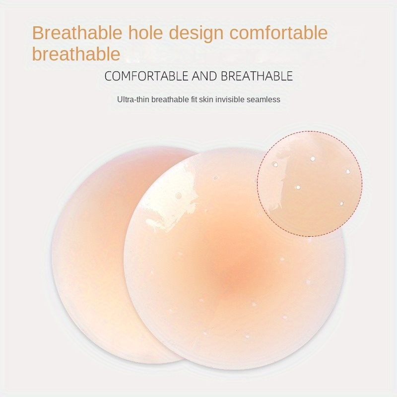 Breathable Silicone Nipple Covers, Women's Reusable Invisible