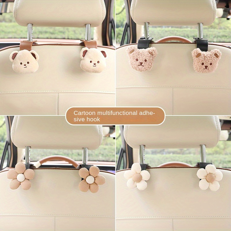 Leermoo Carry Cute Versatile Cartoon Car Seat Back Hooks! - Temu