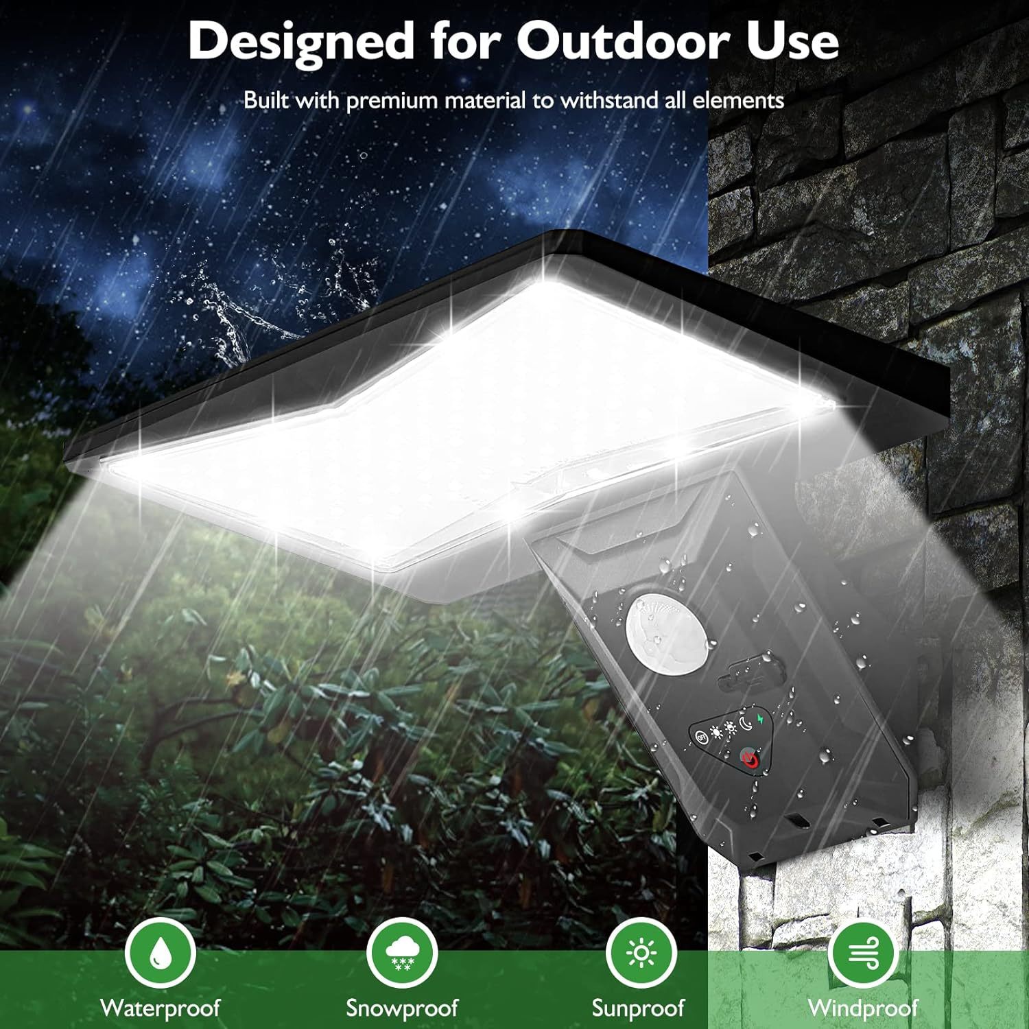 Solar motion sensor lights deals for outside