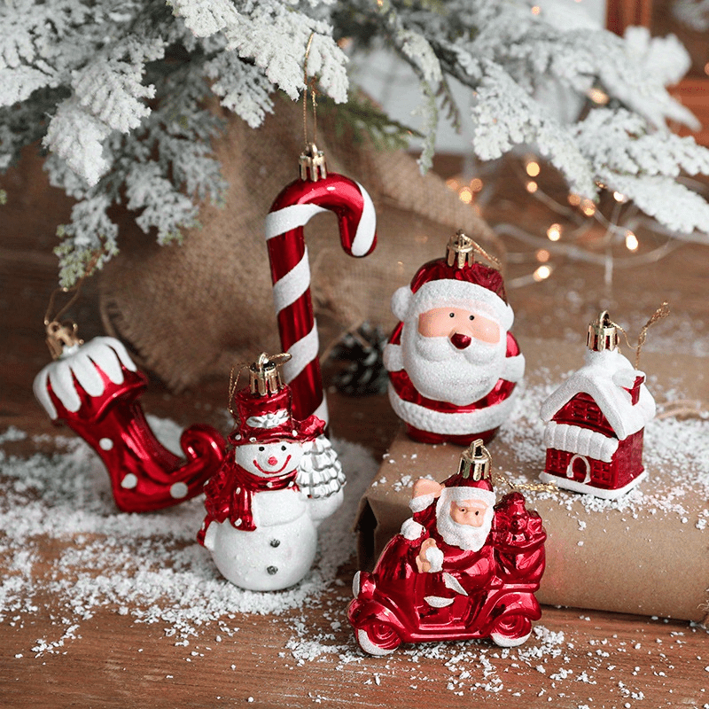 Christmas Snowman Hanging Pendant Doll Christmas Home Decoration Accessories  Ornament Cute Mini Garden Accessories Christmas New