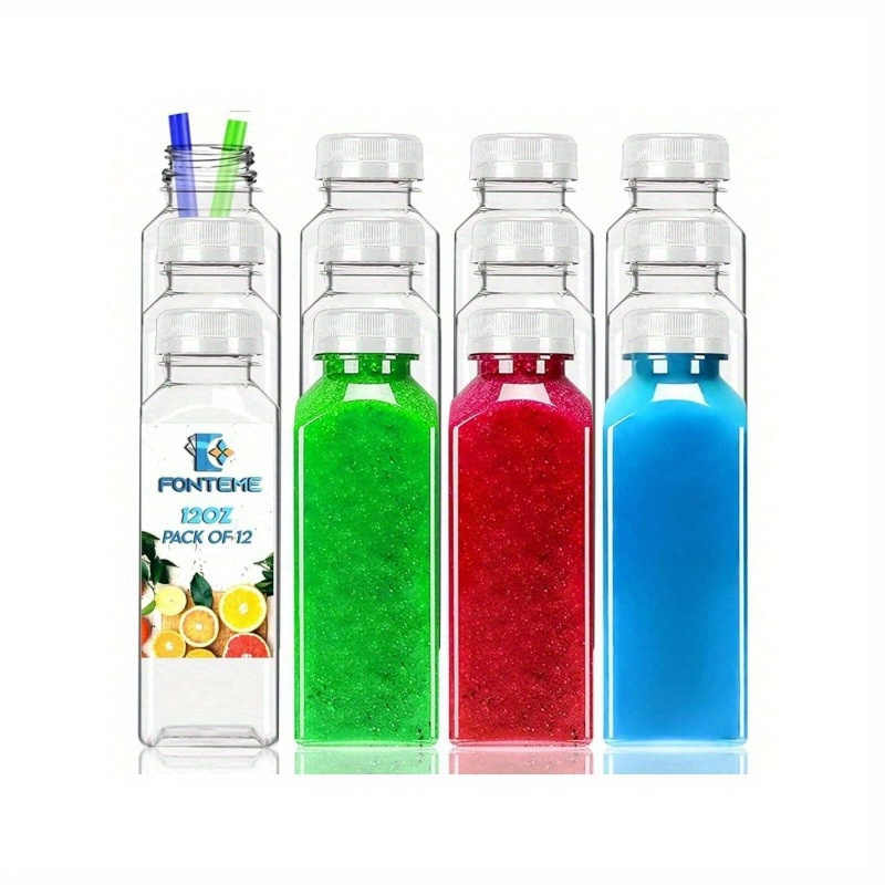 Small Plastic Bottles For Liquids Ginger Shot Bottles With - Temu