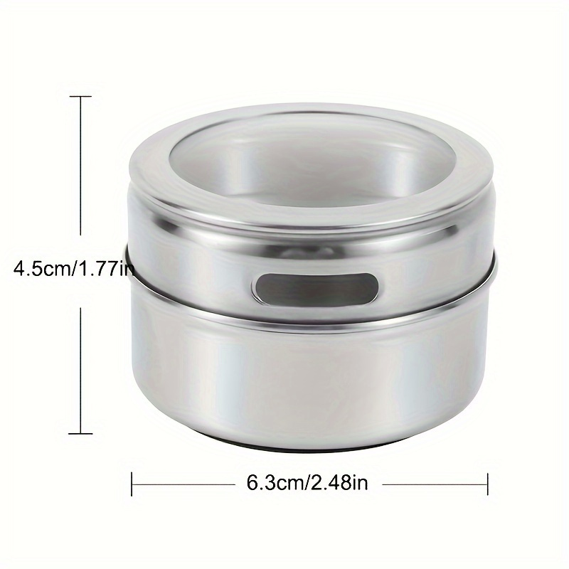 Magnetic Spice Containers Restaurant Magnetic Seasoning Temu