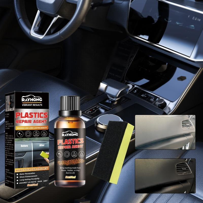 Black Car Trim Restorer Automotive Refurbishment Resists Water UV Rays Dirt  Parts Refurbish Agent Universal Spray Coating
