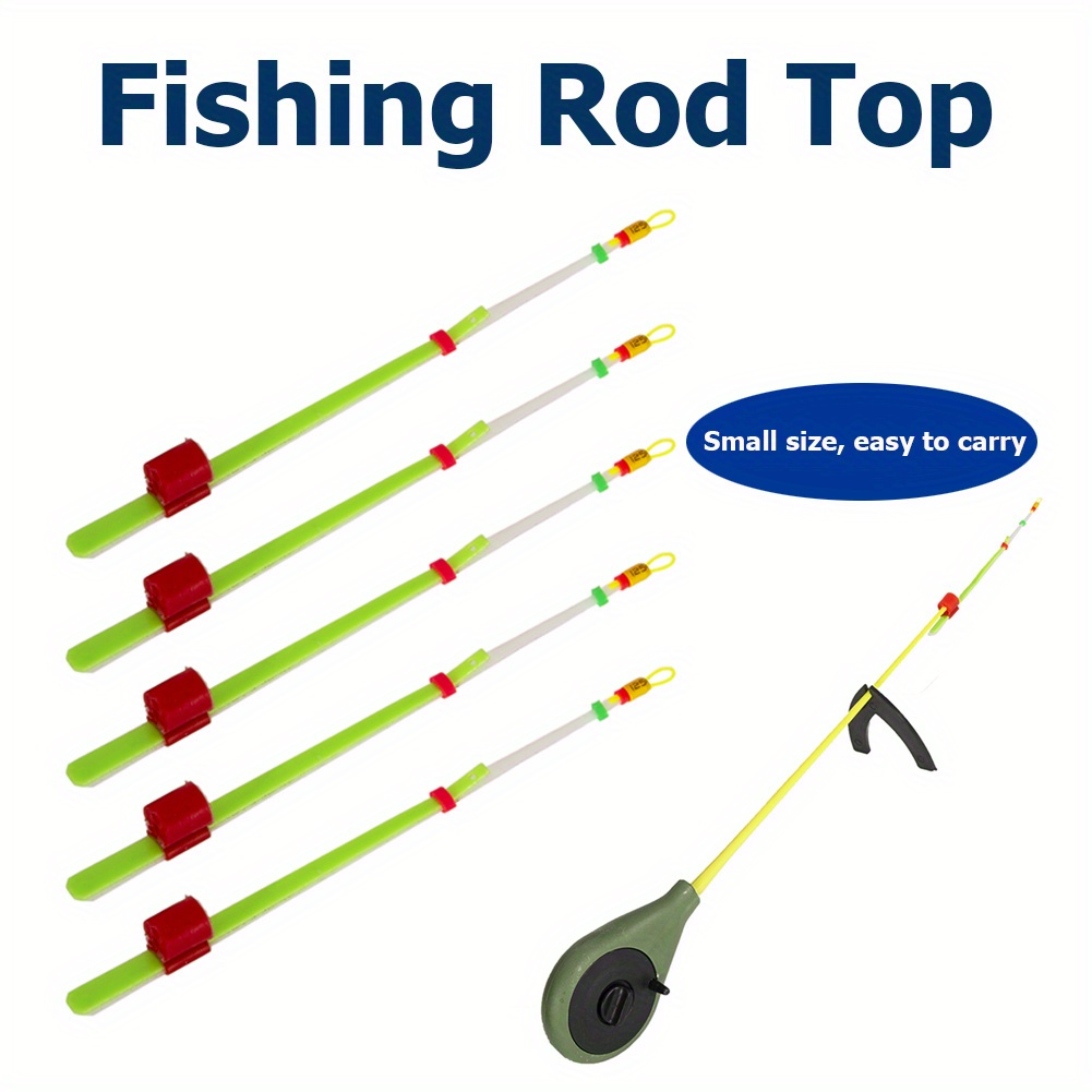 Ice Fishing Rod Top Tip Winter Fishing Extension Pole - Temu