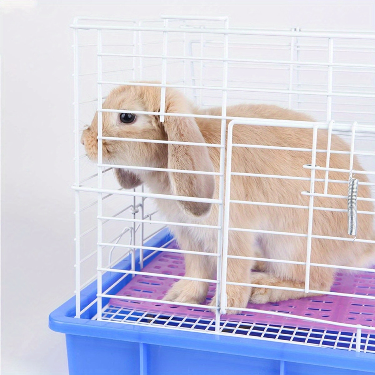 Rabbit Feet Pad Plastic Bunny Cage Floor Mat Foot Resting Hole