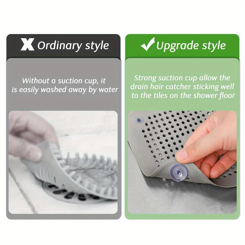 Drain Hair Catcher/Bathtub Drain Cover/Hair Stopper, Upgraded