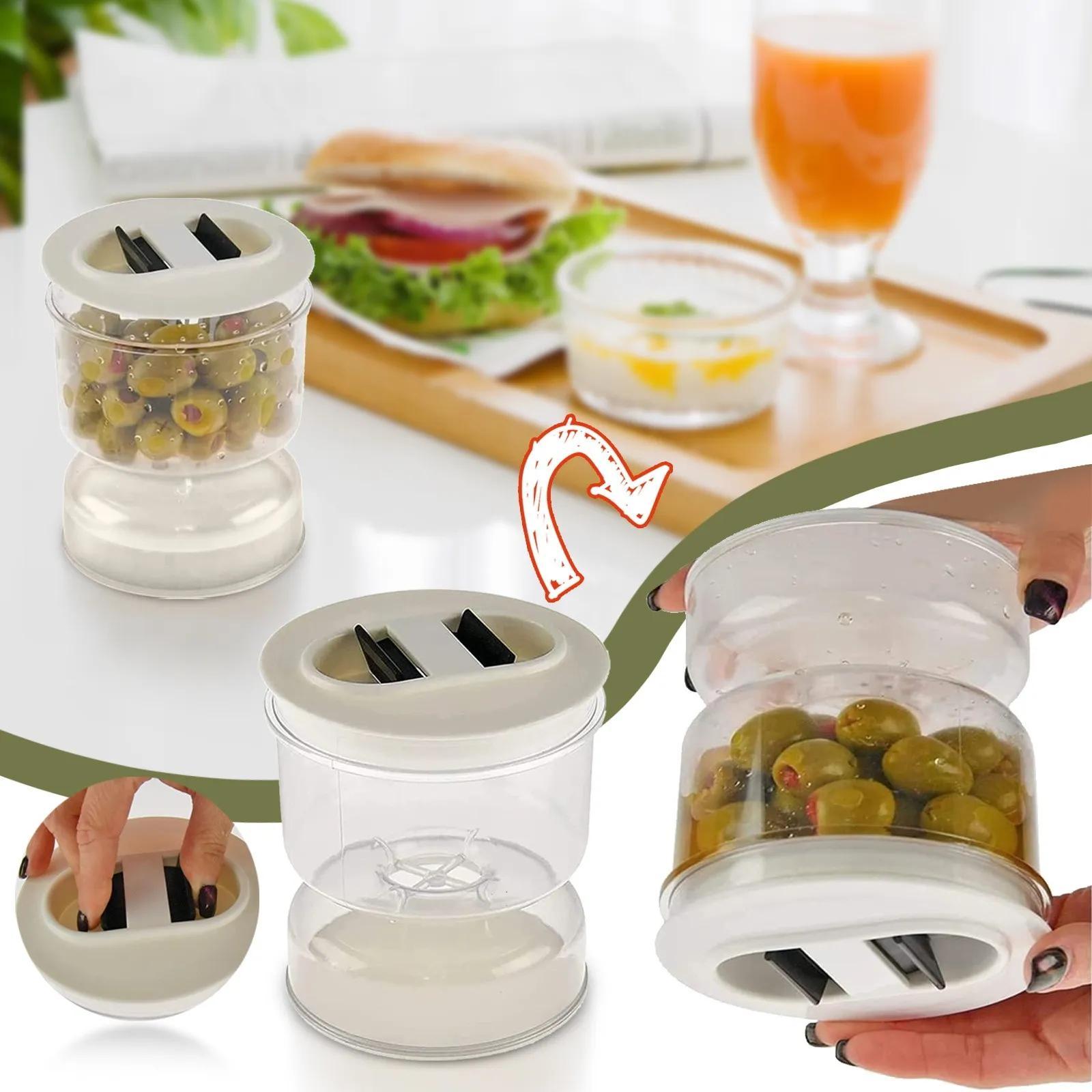 2023 Pickle And Olive Hourglass Jar Pickle Grabber Juice Separator