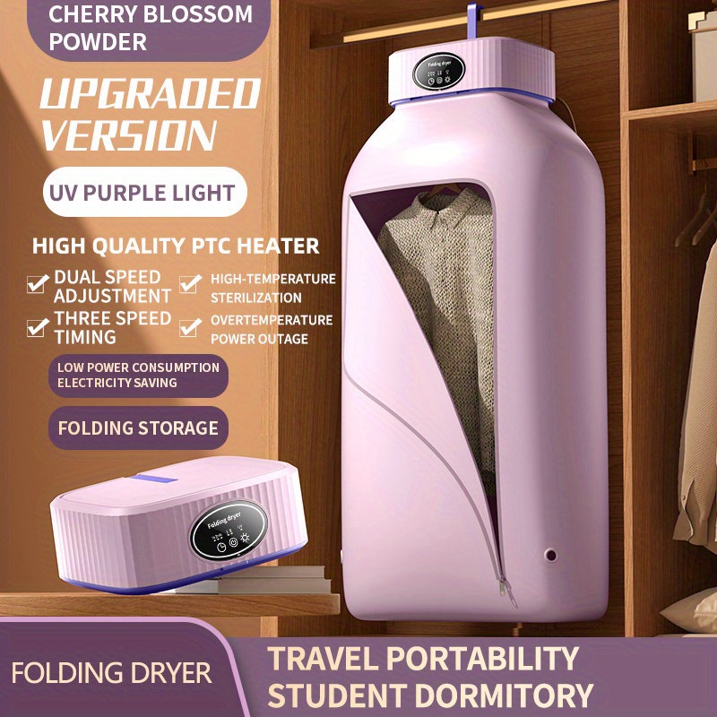 ACA AD-X40 Mini secadora de ropa multifuncional con temporizador portátil  para el hogar, enchufe CN (