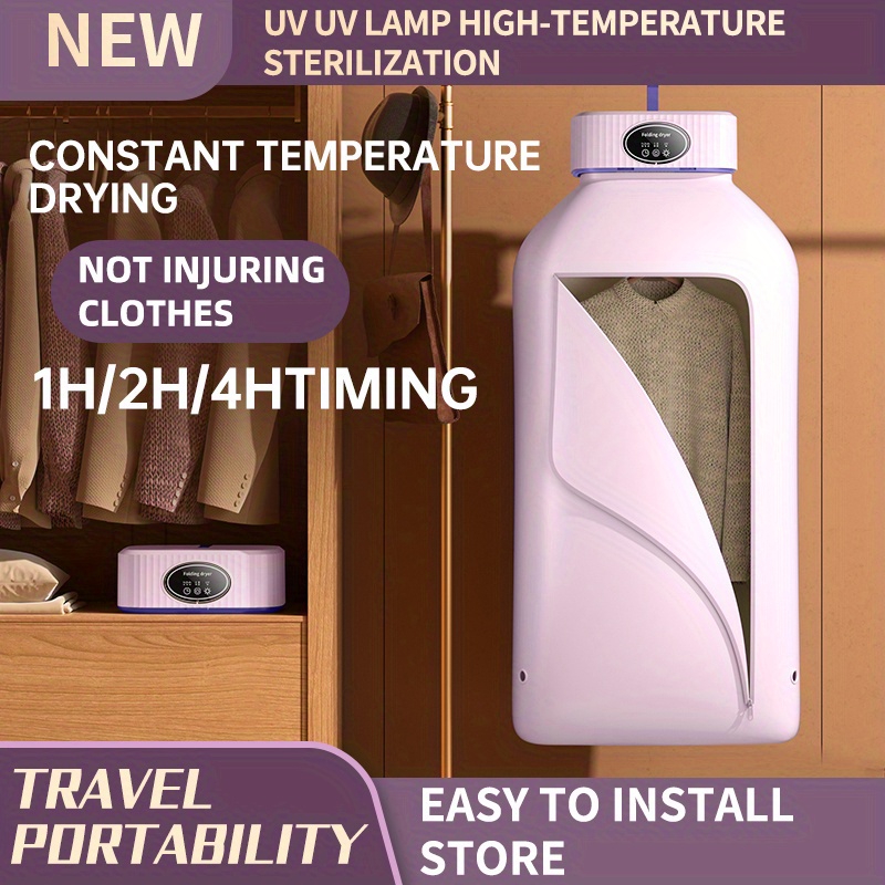 Es la solución definitiva para secar la ropa en invierno: una secadora  portátil que se convertirá en imprescindible en tu hogar
