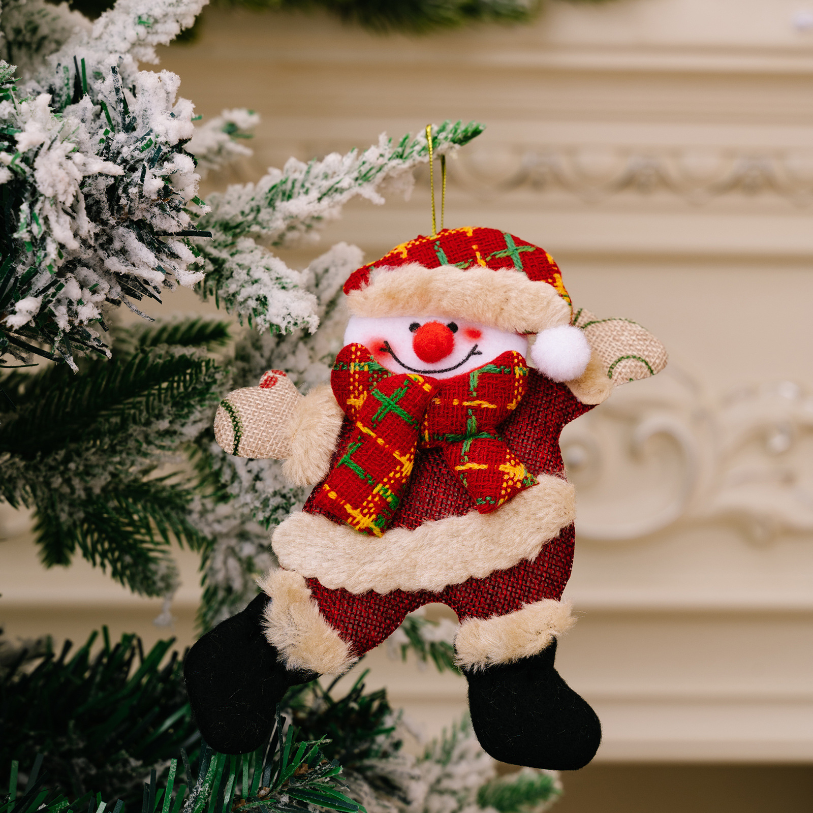 Christmas Christmas Tree Accessories Christmas Little Doll Dancing Old Man  Snowman Deer Bear Fabric Doll Small Hanging Pendant Gift, Scene Decor,  Festivals Decor, Room Decor, Home Decor, Offices Decor, Theme Party Decor