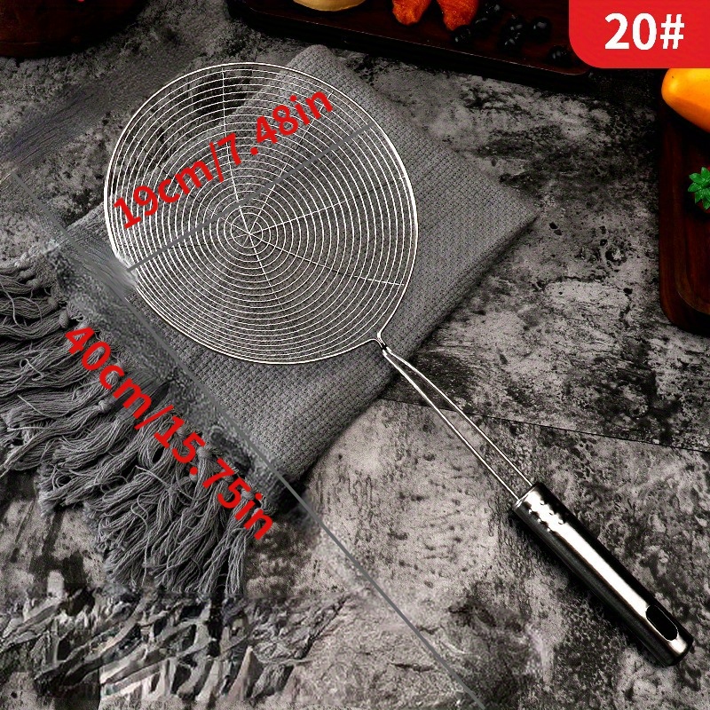 Stainless Steel Leak Spoon Filter Mesh Fishing Noodles - Temu