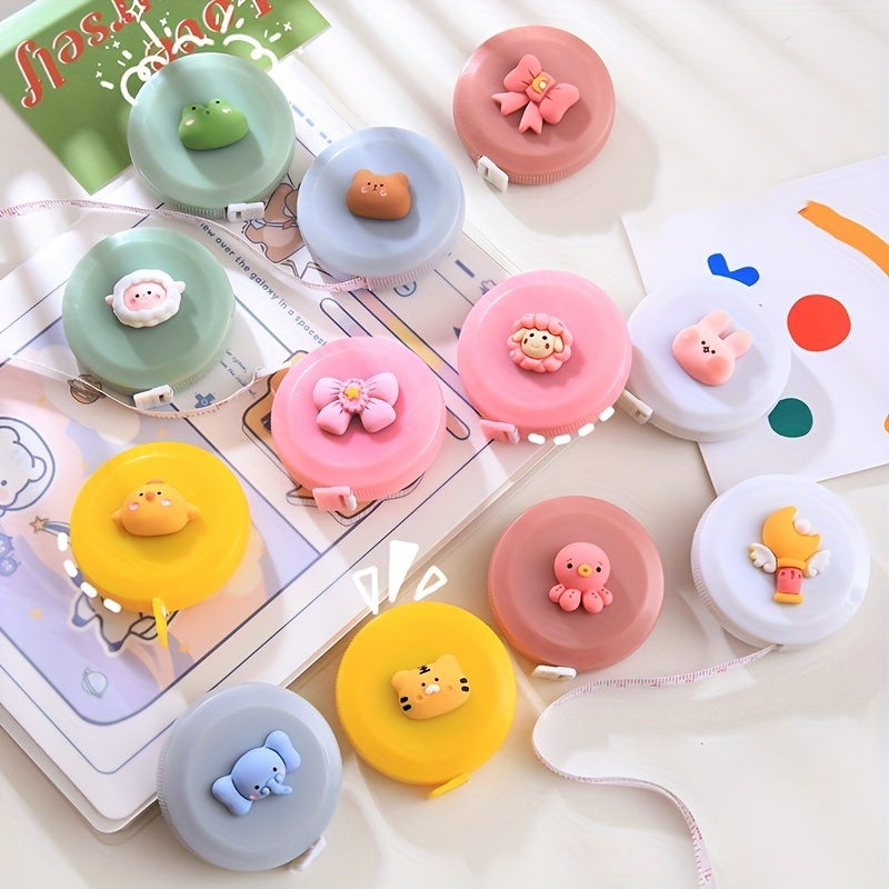 Cute Cartoon Mini Tape Measure Small Soft Ruler Carry - Temu