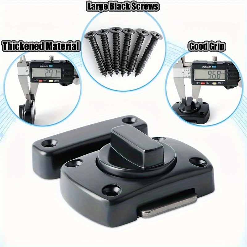 Home Security Door Lock Rotate Bolt Latch Gate Latches Door - Temu