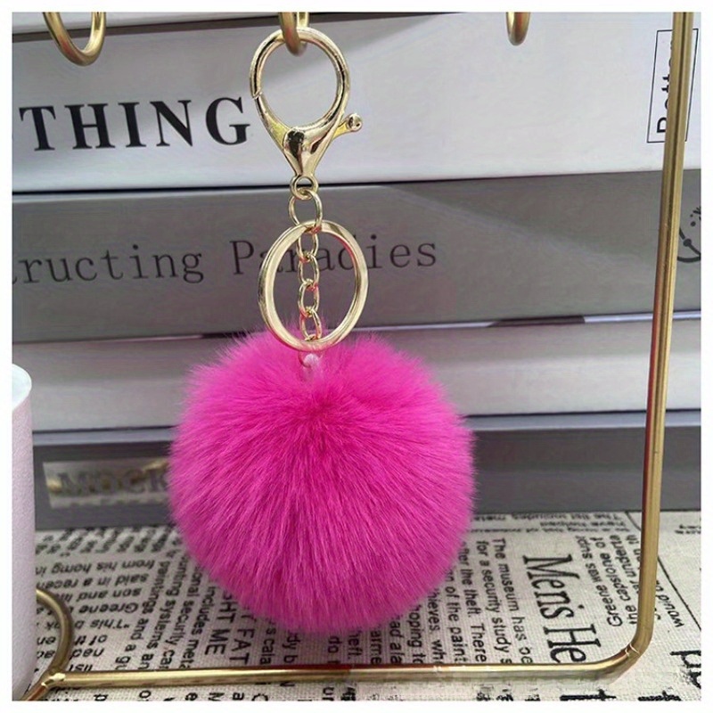 Imitation Fur Ball Pompom Pendants For Women Hat Fur - Temu