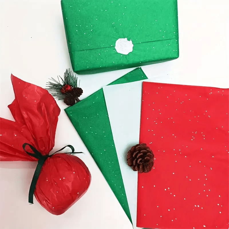 Papier d'emballage Cadeau coloré Fête de Vacances Cadeau Fleurs
