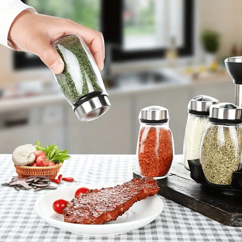 2023 Upgrade Salt and Pepper Shakers, Salt Shaker Spice Shaker Seasoning  Shaker, Salt Container Salt Dispenser Salt Shakers for Kitchen, Salt and