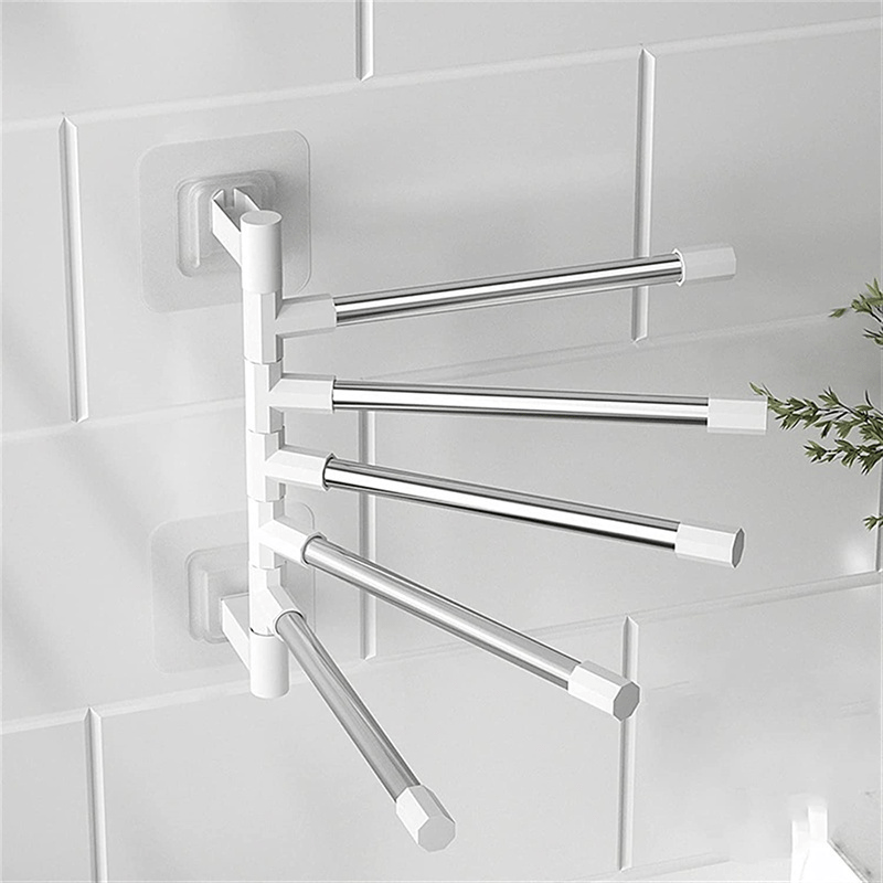 Stainless Steel Towel Rack Towel Storage Rack Punch - Temu