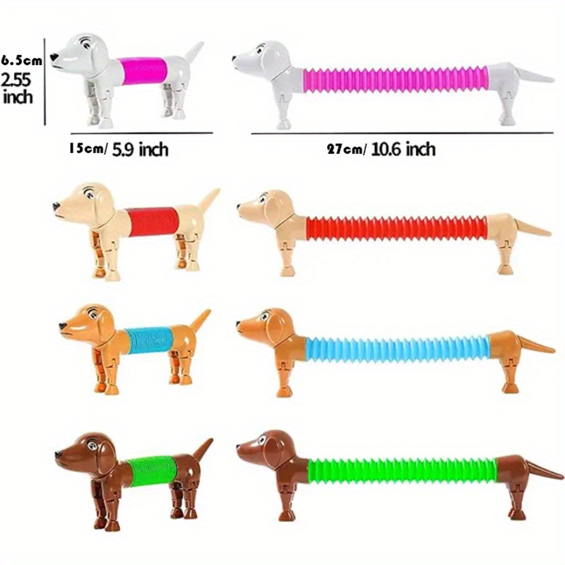 7 Juguetes Sensoriales En Forma Tubos Colores Variados - Temu Chile