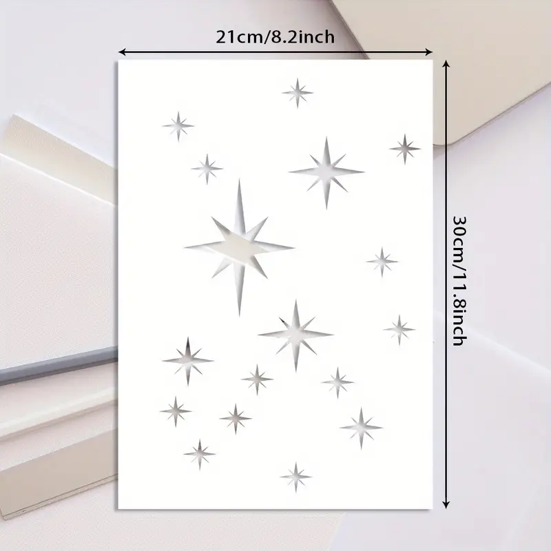 Twinkle Star Stencil Reusable Star Stencils For Painting On - Temu