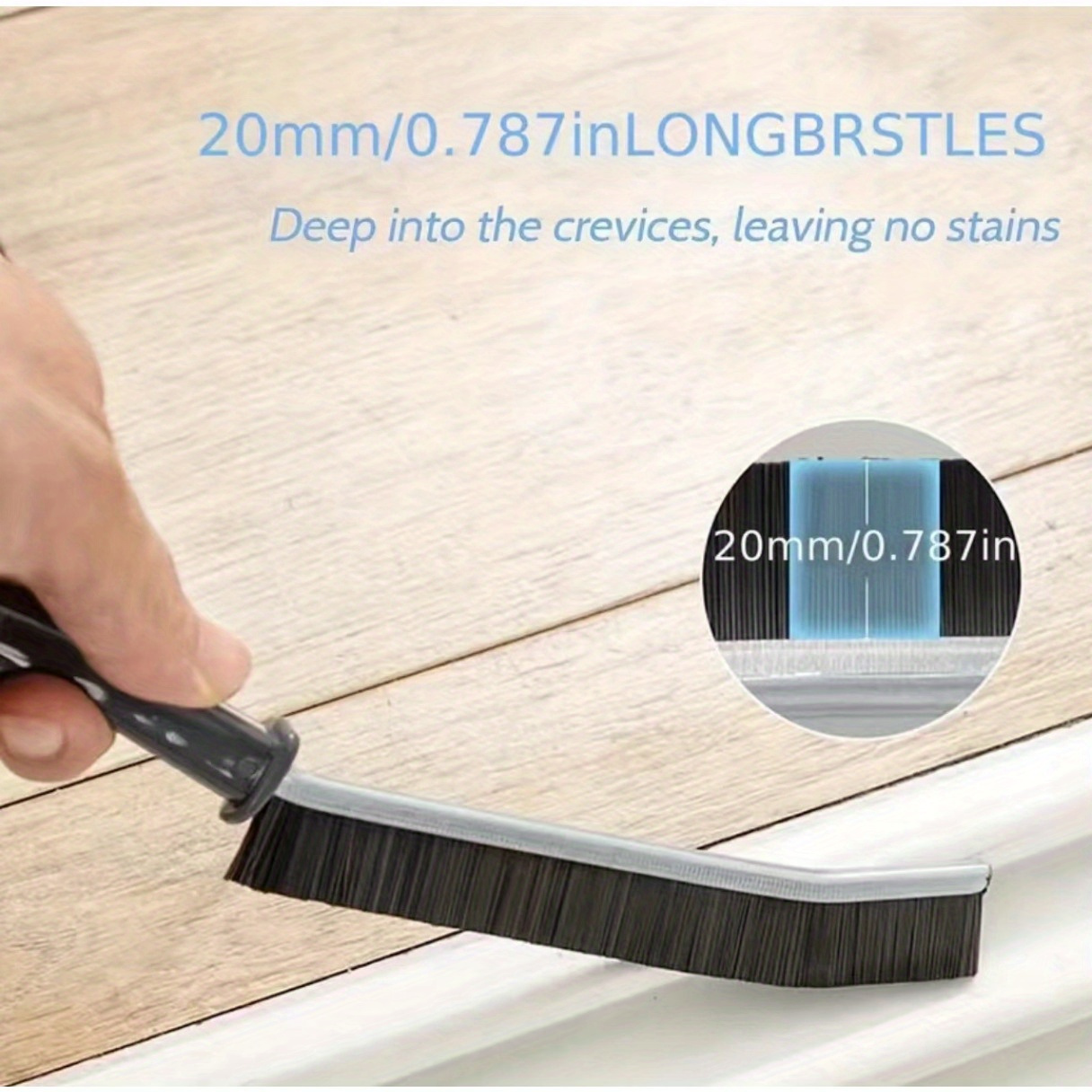 Crevice Cleaning Brush Hard Bristle Kitchen Toilet Tile Joints