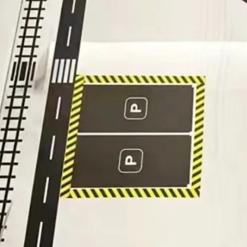 Creative Diy Stickers Road Tape Learn Road Way Signs Traffic - Temu