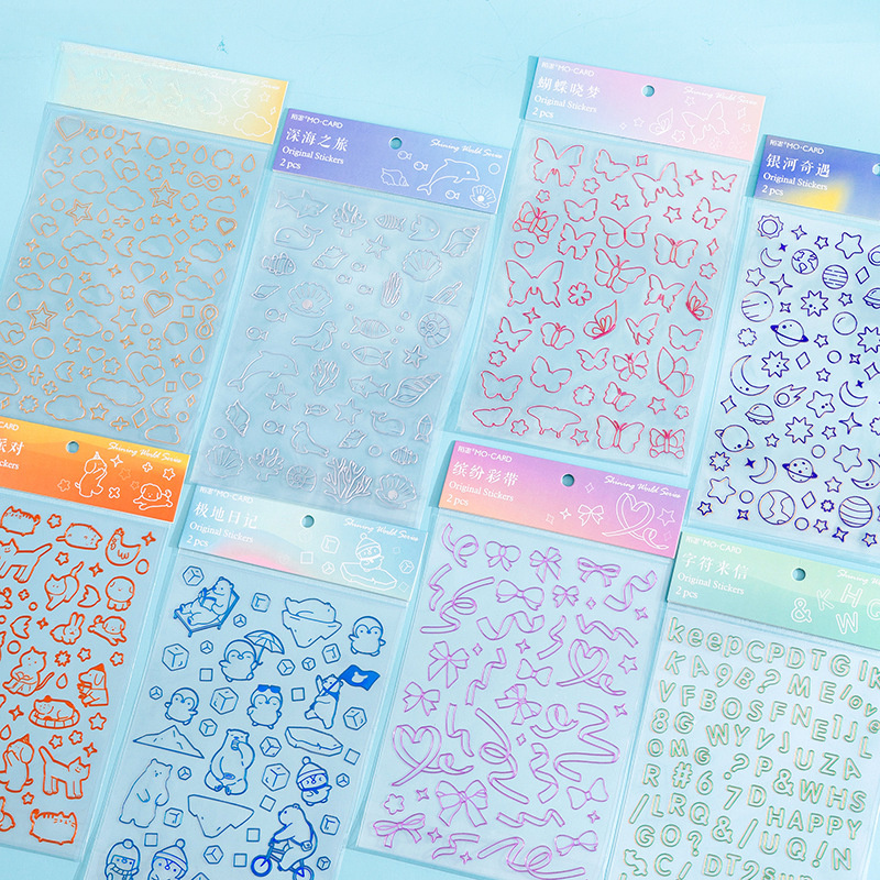 42 pcs Travel Around The World Painting Paper Decorative Stickers  Scrapbooking Stick Label Diy Diary Album Stationery Sticker
