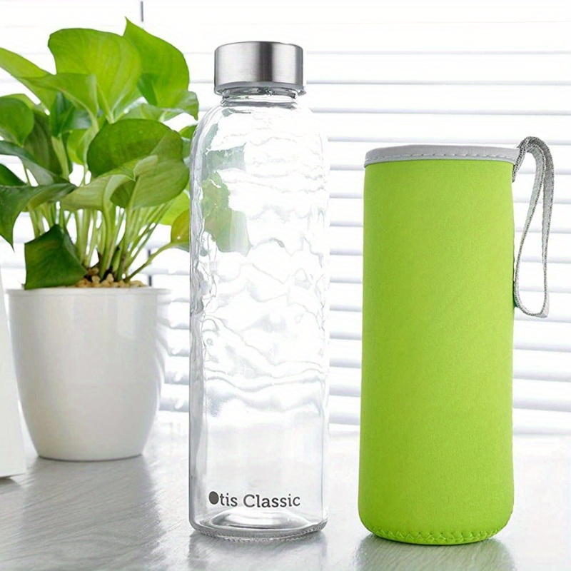 18.6 oz. Glass Water Bottle & Sleeve