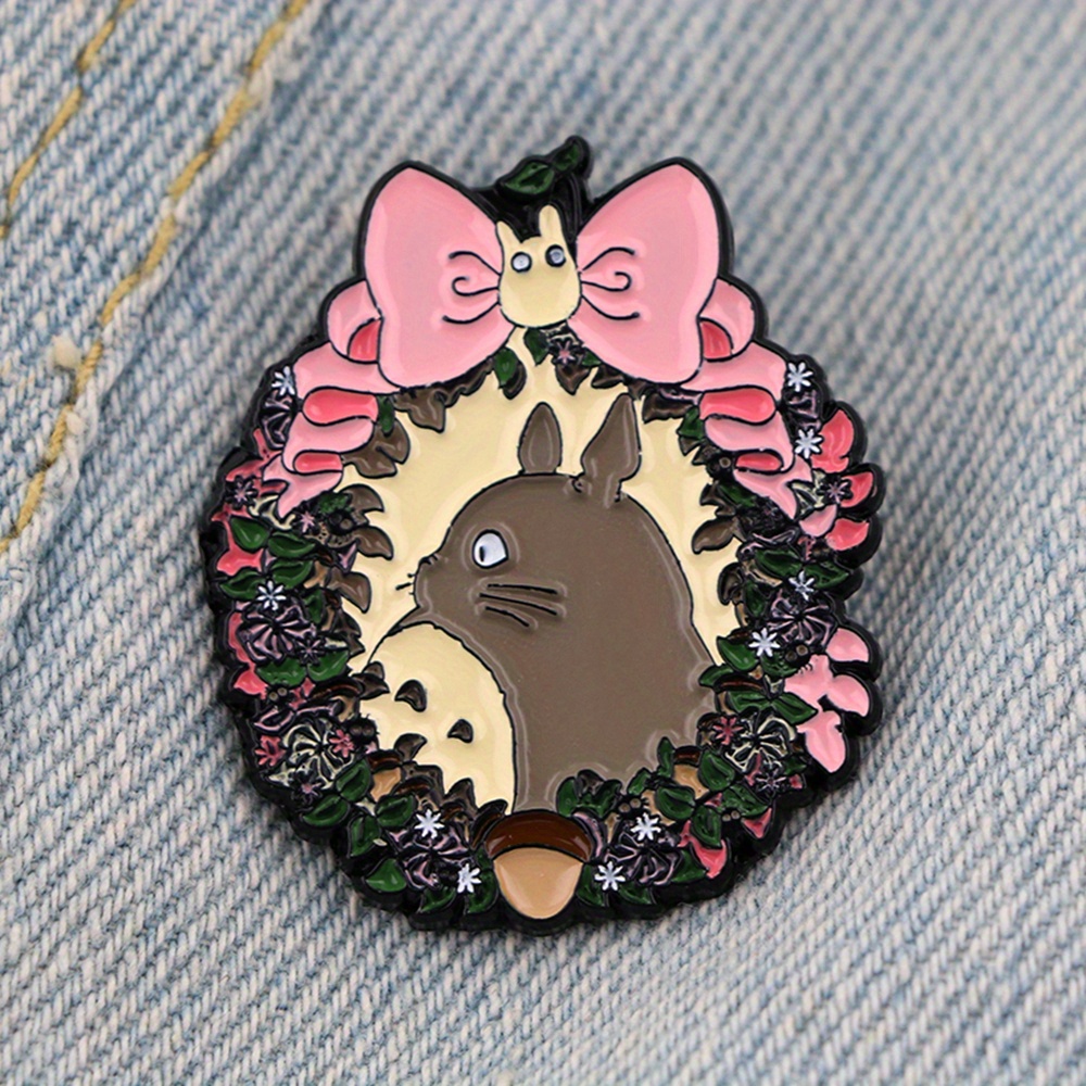 Japanese anime totoro brooch and enamel pins Men and women fashion jewelry  gifts anime movie novel lapel badges
